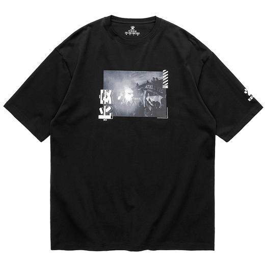 卡尔美运动T恤夏季新款蹴鞠长安足球跑步透气休闲文化短袖男 商品图0