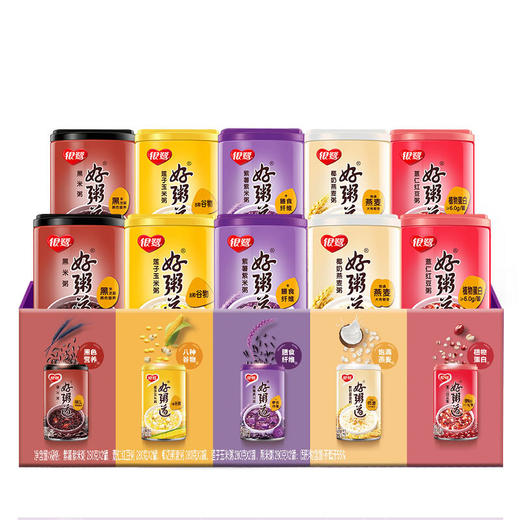 银鹭好粥道五色早餐粥280g*10盒 商品图1