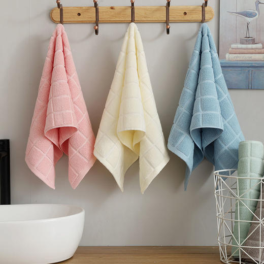 【纯棉毛巾】居家布艺洗脸不掉毛柔软吸水加厚成人男女学生洗澡面巾 商品图3