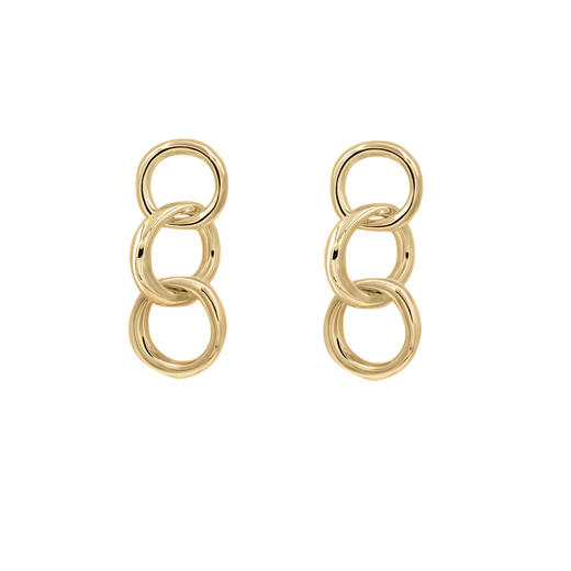 J.HARDYMENT | 3 Thumbprint Link (Medium) earrings [耳环 3色] 商品图0