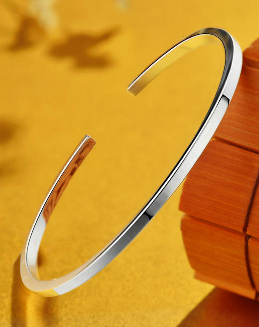 浅浅时光银手镯 商品图6