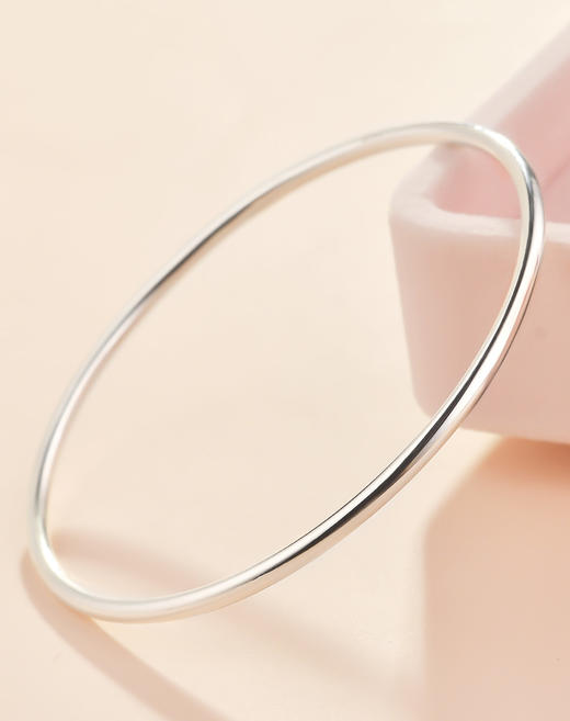 清浅时光银手镯 商品图3