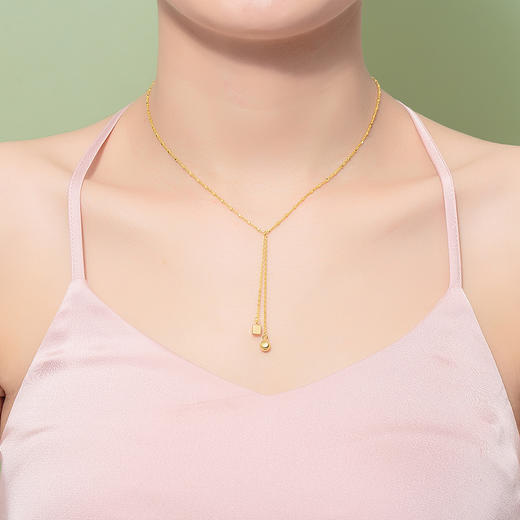 IU925纯银尚简项链送女友闺蜜节日生日礼物 商品图4