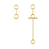 J.HARDYMENT | Small T-Bar Link earrings [耳环 4色] 商品缩略图2
