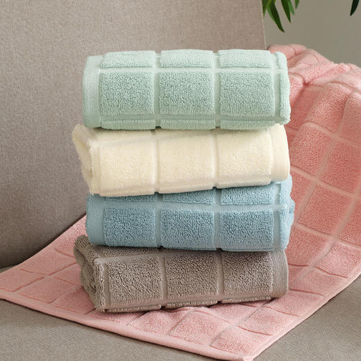 【纯棉毛巾】居家布艺洗脸不掉毛柔软吸水加厚成人男女学生洗澡面巾 商品图1