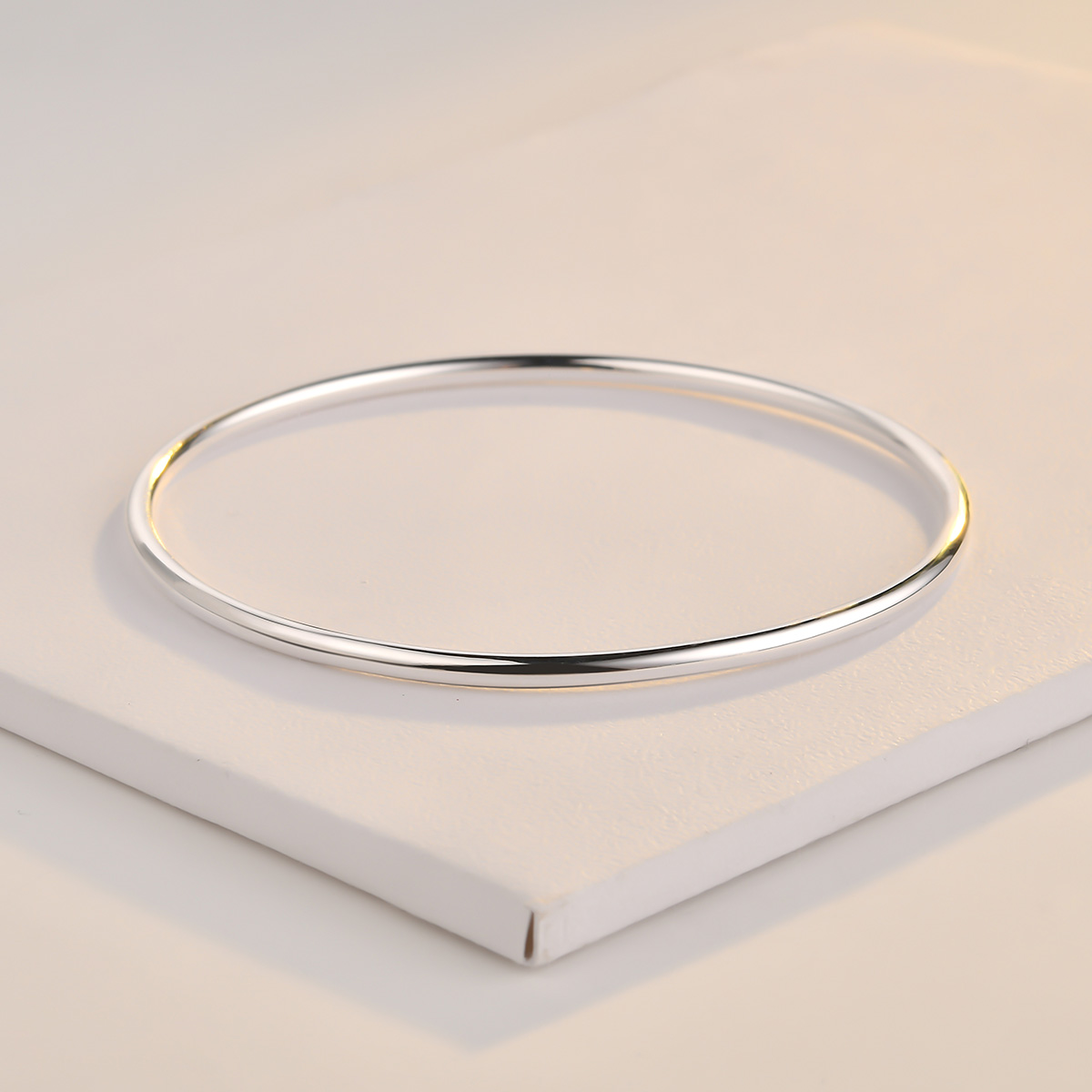 清浅时光银手镯