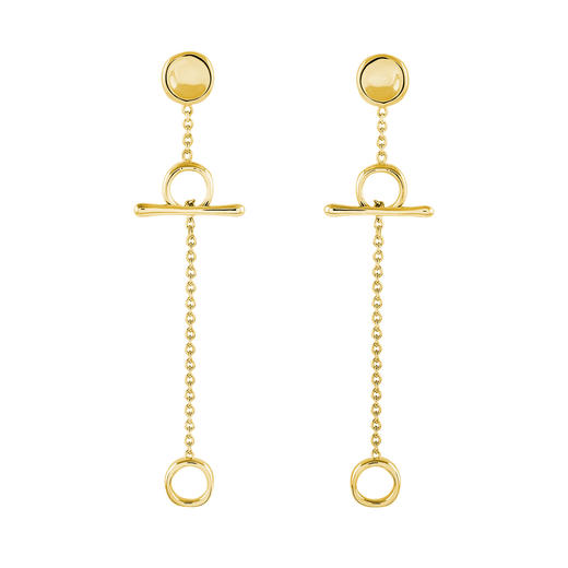 J.HARDYMENT | Small Thumbprint T-Bar earrings [耳环 4色] 商品图4