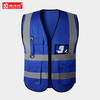 反光背心马甲定制交通环卫工人骑行荧光安全服工地施工马夹印字 商品缩略图3