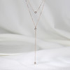 IU925纯银花间舞项链送女友闺蜜节日生日礼物 商品缩略图0
