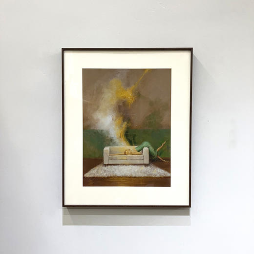 不仁斋薛继业油画作品连框复制版画 商品图4