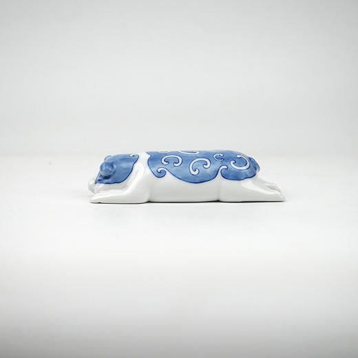 不仁斋新款 薛继业 手作雕塑 纯手绘浅云纹 财库猪 财库枕 商品图1