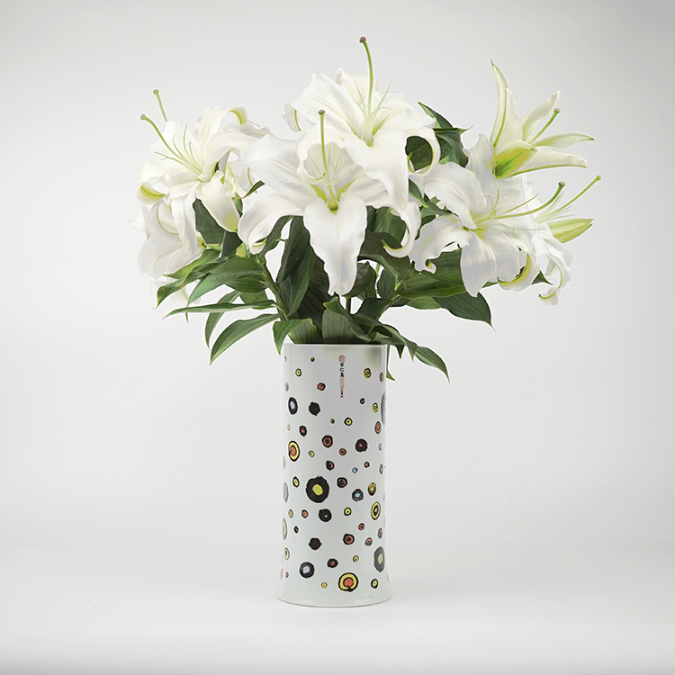 不仁斋 薛继业 水墨风 陶瓷花瓶 明竹