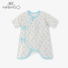 英氏新生婴儿短袖连体衣夏季凉感速干薄款系带和蛤YLHBJ21002A01 商品缩略图0