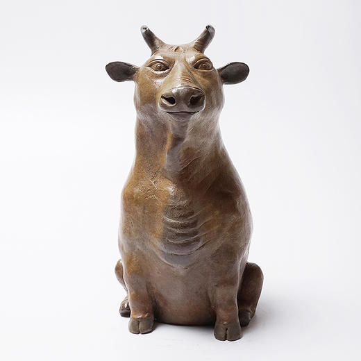 不仁斋 薛继业十二生肖系列 丑牛 铸铜限量甲字款 商品图0