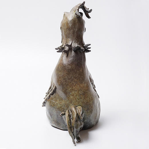 不仁斋 薛继业十二生肖雕塑系列 酉鸡 铸铜限量甲字款 商品图2