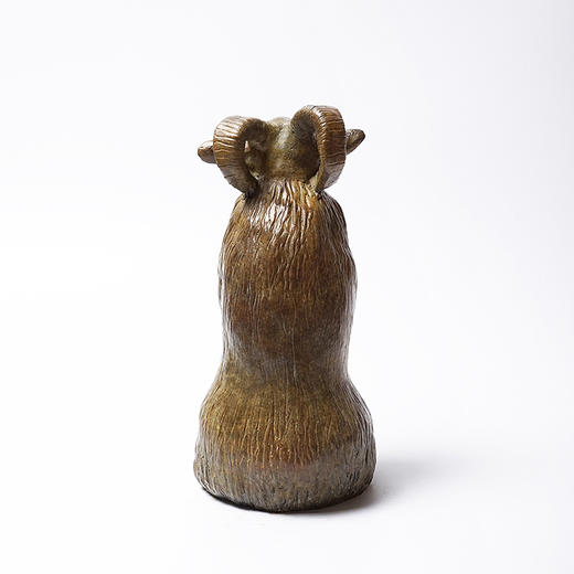 不仁斋 薛继业十二生肖雕塑系列 未羊 铸铜限量甲字款 商品图1