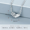 Winy925纯银菱心项链送女友闺蜜节日生日礼物 商品缩略图2