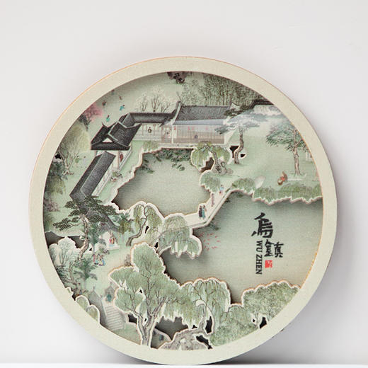 乌镇西栅景区立体木质冰箱贴创意纪念品 商品图2
