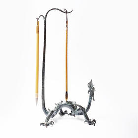 不仁斋外观专利 薛继业专款限量螭龙双小楷笔架