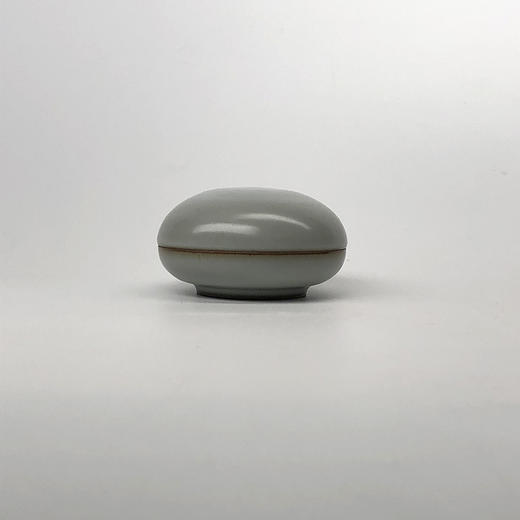 不仁斋 薛继业 手拉坯 文房 汝釉印尼盆 商品图0