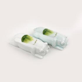 不仁斋新款  薛继业 手作雕塑 财库猪 财库枕