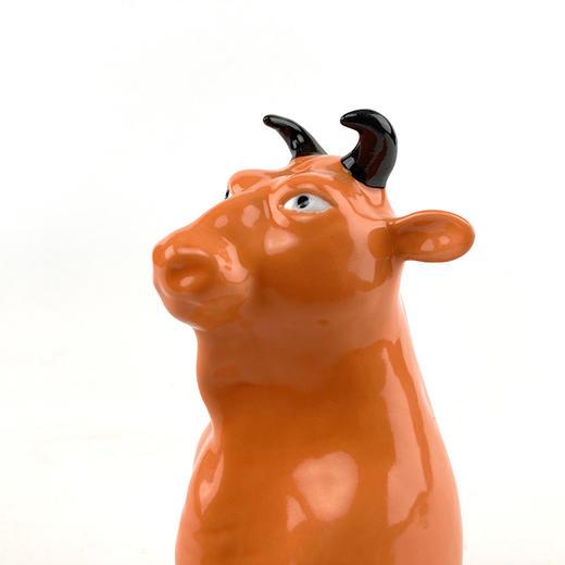 不仁斋薛继业陶瓷雕塑生肖牛新中式家居雕塑摆件牛气冲天 商品图3