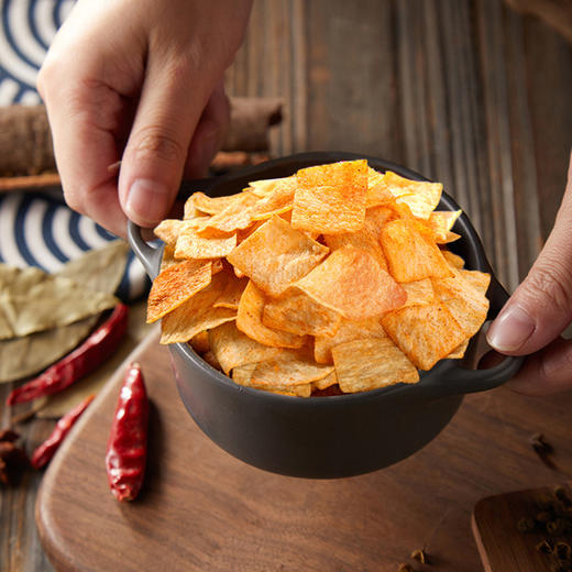 【多种口味】刻凡山药薄片办公室休闲解馋山药脆片薯片膨化小零食 商品图3