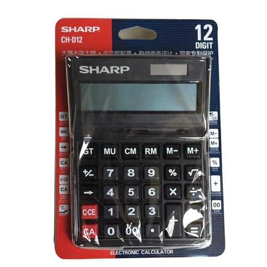 夏普/SHARP 太阳能计算器会计专用计算机多功能计算机器大屏大按键银行财务专用 商品图5