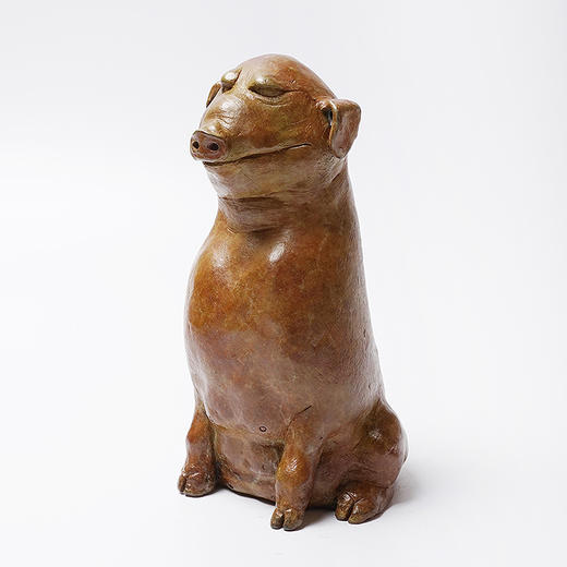 不仁斋薛继业十二生肖雕塑系列 亥猪 铸铜限量甲字款 商品图4