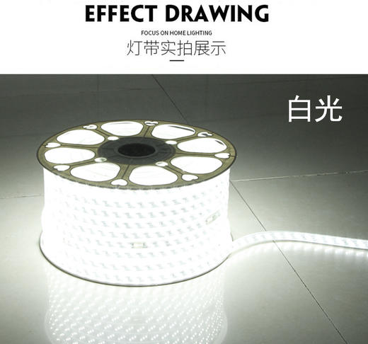 光带 3030-12MM 斜三排 白富美 铜线 白光 商品图0