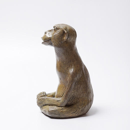 不仁斋 薛继业十二生肖雕塑系列 申猴 铸铜限量甲字款 商品图1