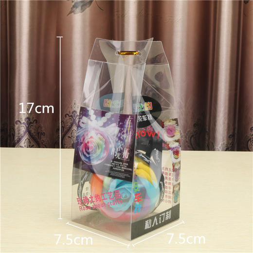 【72小时发货】香薰不凋谢的玫瑰花 永生花 车挂汽车内饰七彩香皂花车载后视镜挂饰挂件 商品图2