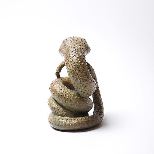 不仁斋 薛继业十二生肖雕塑系列 巳蛇 铸铜限量甲字款 商品图2