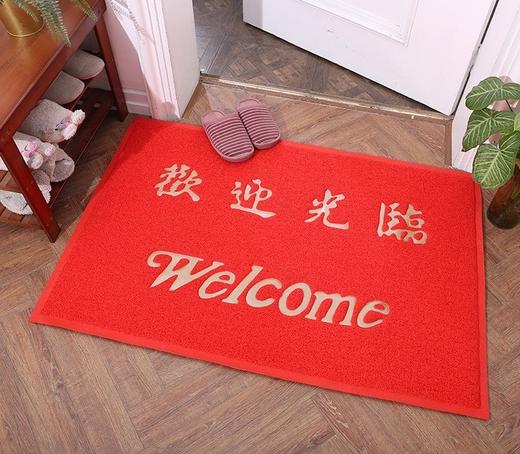 欢迎光临门垫迎宾大红地毯地垫门口进门垫子防滑脚垫胶丝垫 商品图7