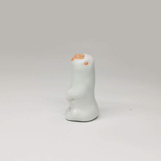 不仁斋 薛继业 陶瓷雕塑系列 仰望星空小猴 文房摆件 茶宠 商品图3