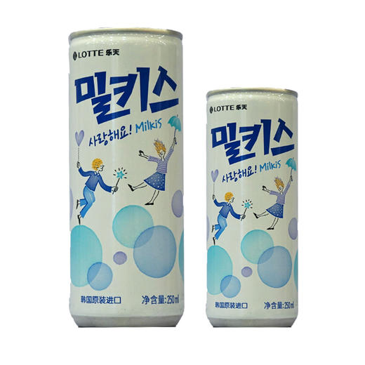 乐天牛奶碳酸饮料【250ml】 商品图0