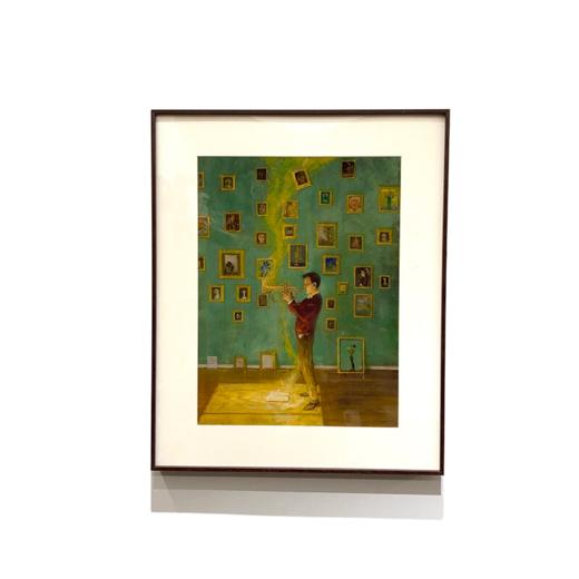 不仁斋薛继业油画作品连框复制版画 商品图7