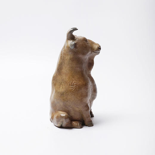 不仁斋 薛继业十二生肖系列 丑牛 铸铜限量甲字款 商品图3