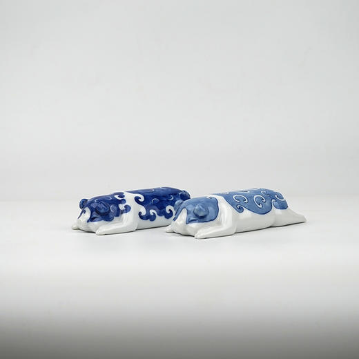 不仁斋新款 薛继业 手作雕塑 纯手绘浅云纹 财库猪 财库枕 商品图2