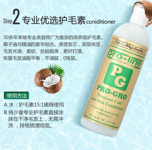 宠物专业优选沐浴露洗毛精护毛素  光谱优选洗护 中毛与长毛犬猫用 防静电 克家 克莉斯汀森 商品图4
