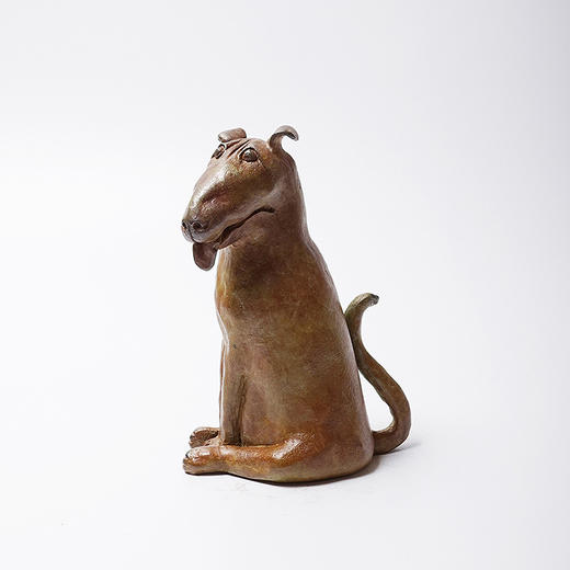 不仁斋 薛继业十二生肖雕塑系列 戌狗 铸铜限量甲字款 商品图1