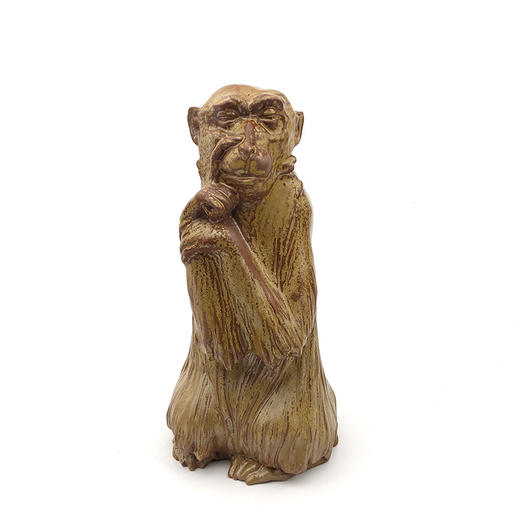 不仁斋 薛继业 陶瓷雕塑  雕塑系列 陶瓷 思想猴 商品图1