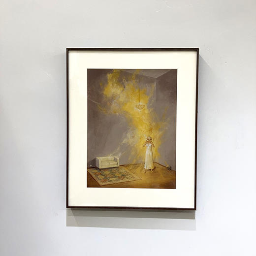 不仁斋薛继业油画作品连框复制版画 商品图5