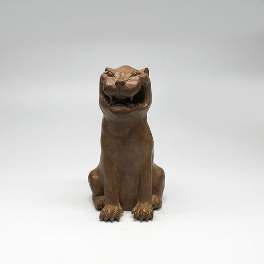 不仁斋薛继业十二生肖雕塑系列 寅虎 铸铜限量甲字款 商品图0