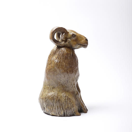 不仁斋 薛继业十二生肖雕塑系列 未羊 铸铜限量甲字款