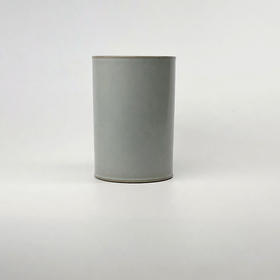 不仁斋 薛继业 手拉坯 文房 汝釉平底笔筒