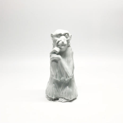 不仁斋 薛继业 陶瓷雕塑  雕塑系列 陶瓷 思想猴 商品图4