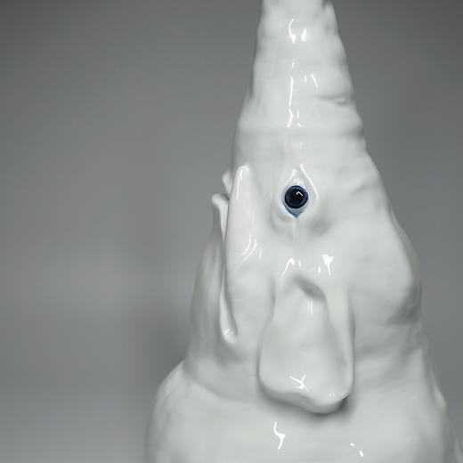 不仁斋 薛继业 陶瓷雕塑 白瓷大象 商品图4