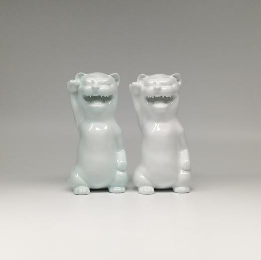 不仁斋 陶瓷雕塑系列 陶瓷招财猫 不含底座 商品图4