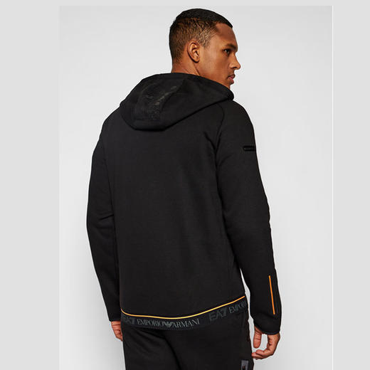 ARMANI 阿玛尼 男士 拉链带帽运动套装 黑色 6HPV54 PJR6Z 1200 商品图2